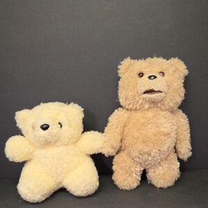 Ted Talking Plush Bear 8” Commonwealth 2012 Sound Works  Plus A Buddy Bear